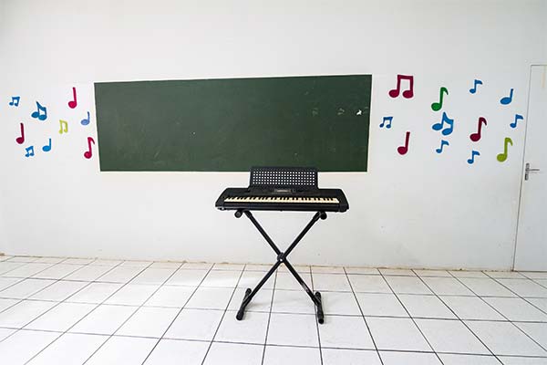 sala de aula de música