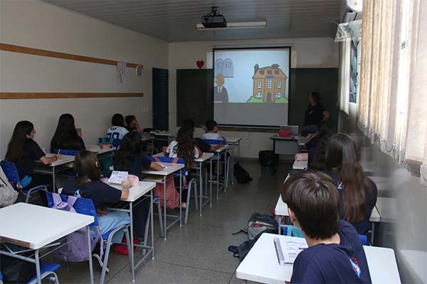sala de aula dos alunos do ensino fundamental I